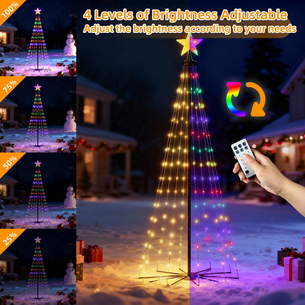 NEOLITHX tree collapsed flat for compact storage and easy season-to-season reuse