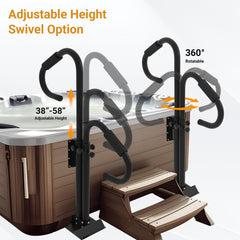 Neorexon side profile demonstrating swivel angle for optimal entry support
