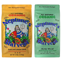 Neptune's Harvest front packaging showing crab and lobster shell benefits