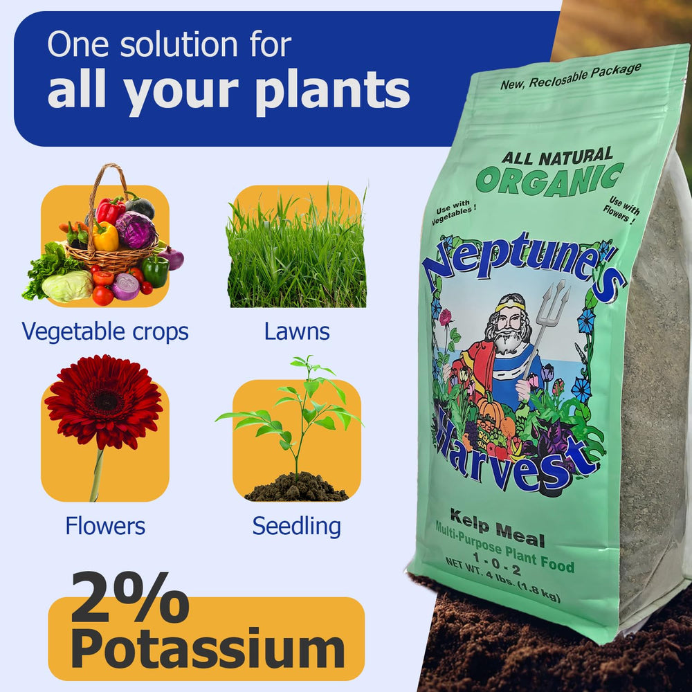 Neptune's Harvest label with OMRI certification for organic confidence
