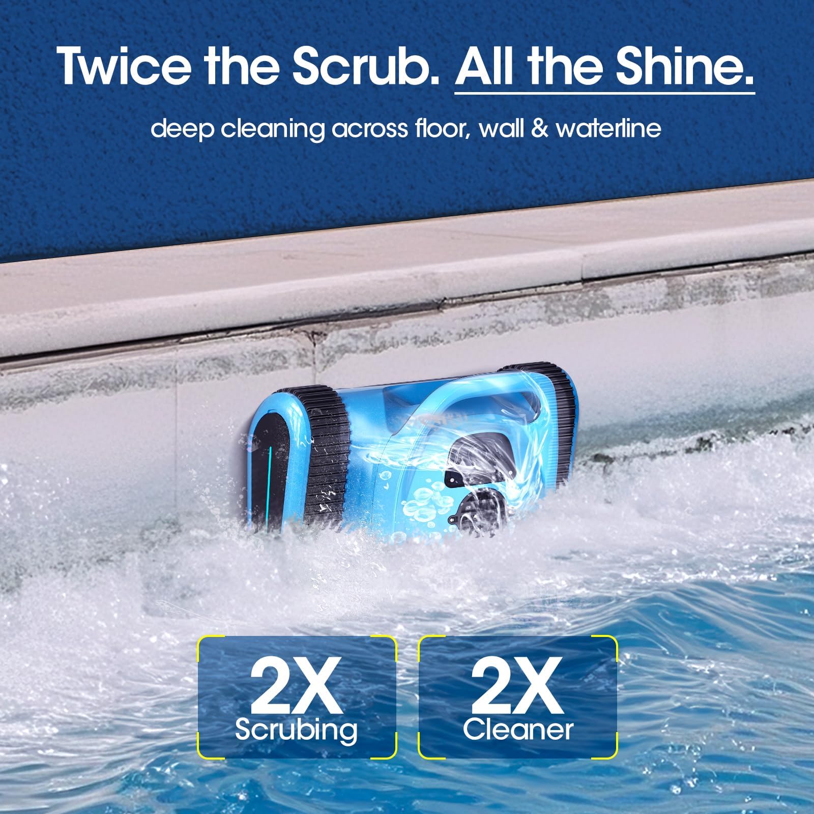 Nepturox brushroll detail highlighting strong scrubbing power for debris