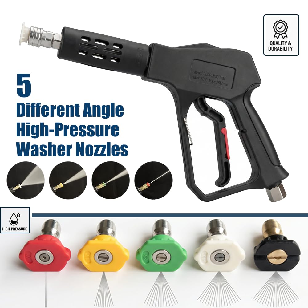 NereidWash multiple nozzles attached illustrating adaptable spray angles and flow