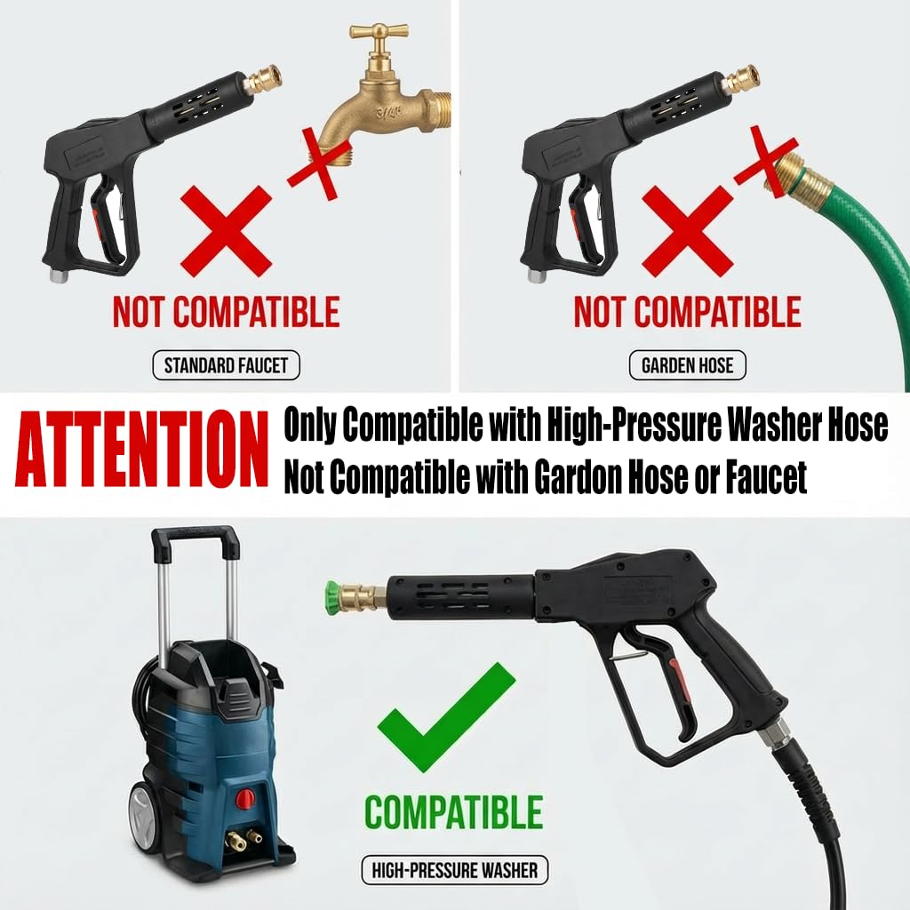 NereidWash size comparison in hand showing compact short-wand maneuverability