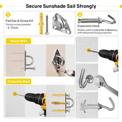 NEREUS snap hook carabiner connecting sail to hardware for reliable safety