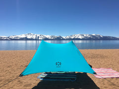 Neso anchor bags filled with sand showing stable anchoring benefit