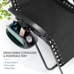 Nestl removable padded headrest detail providing neck support benefit