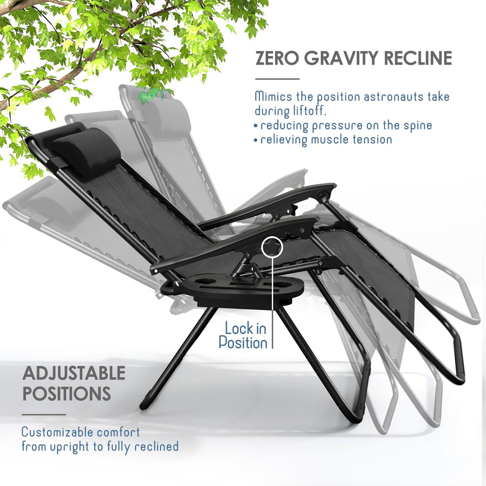Nestl chair fully reclined demonstrating weightless relaxation benefit