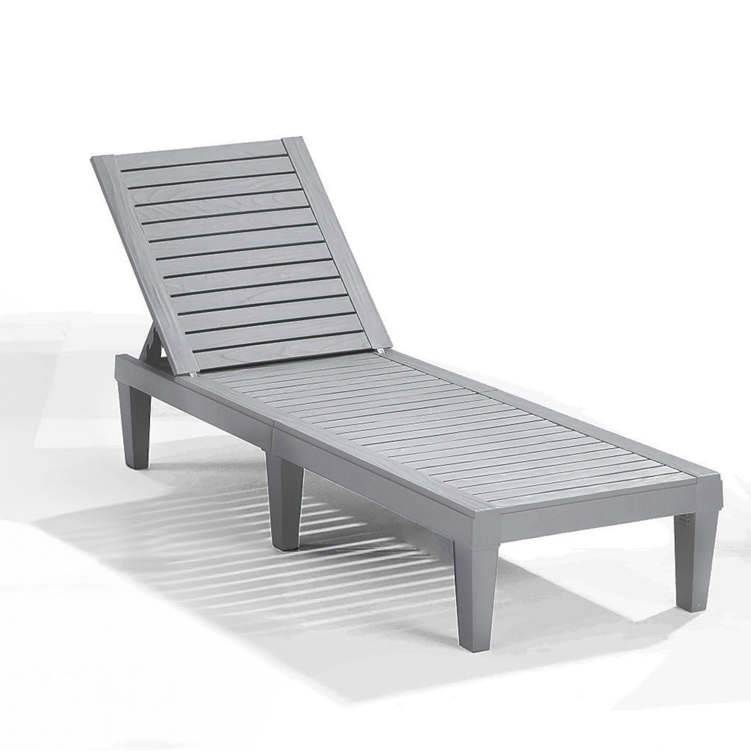 Nestl patio lounge chair front view showing durable build and style