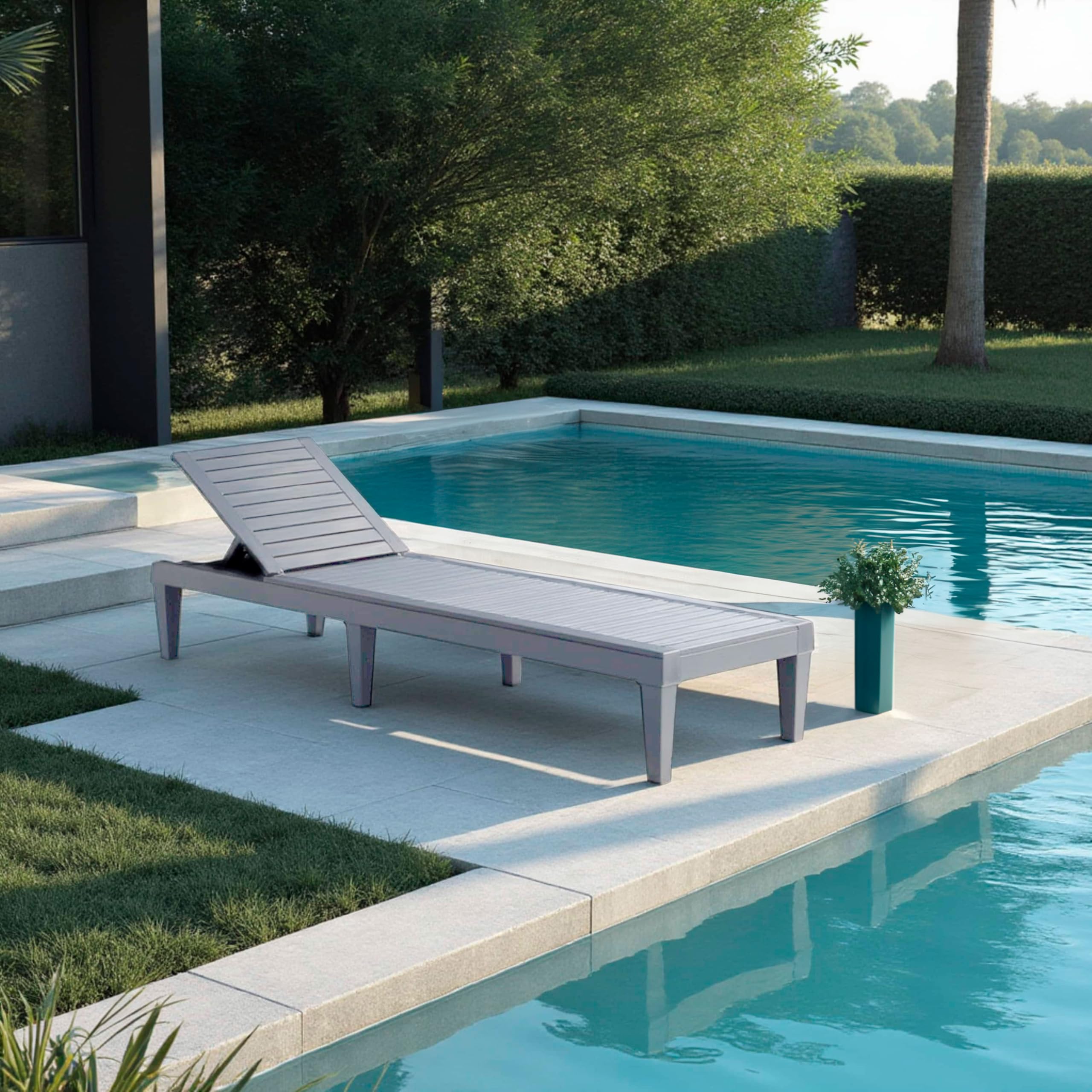 Nestl chair poolside in use offering relaxing outdoor comfort