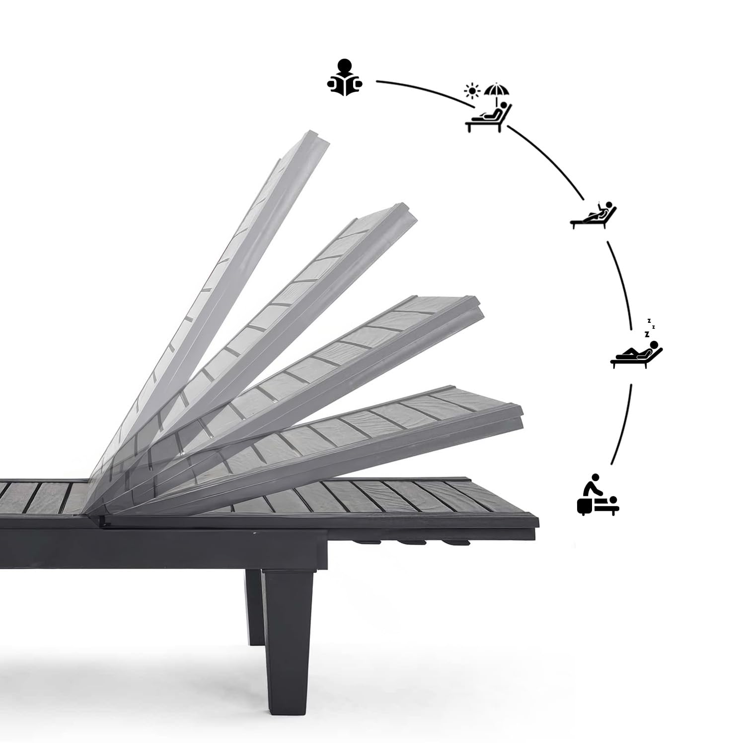 Nestl upright position used for reading offering stable back support