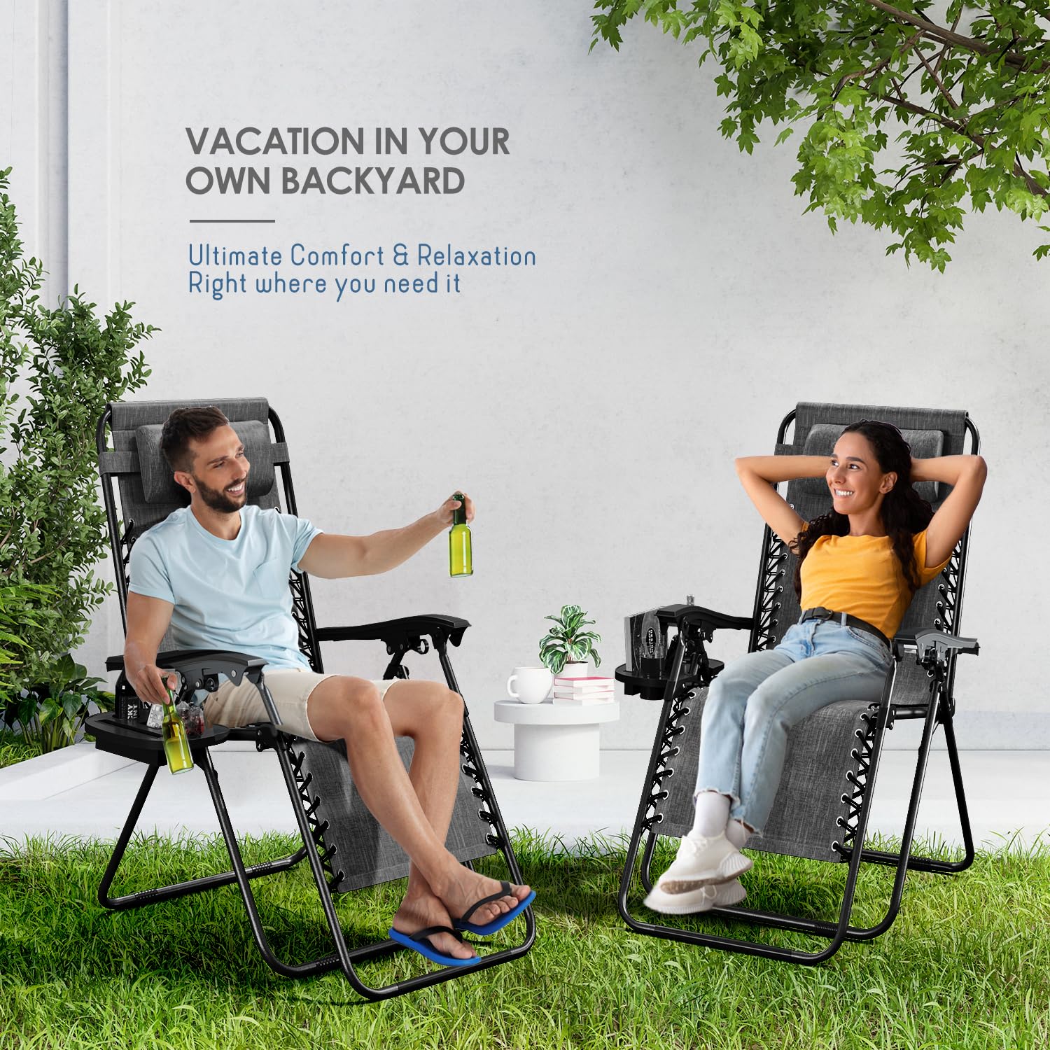 Nestl lounge chair at beach illustrating portability and outdoor use