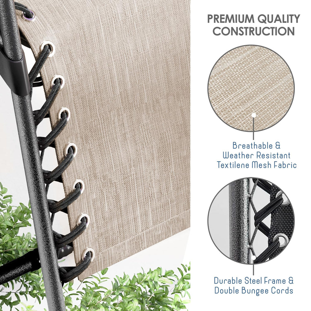 Nestl chair alloy steel frame hinge detail for durable outdoor support