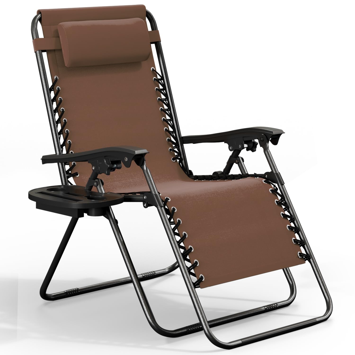 Nestl front view of chair showing full recline and comfort