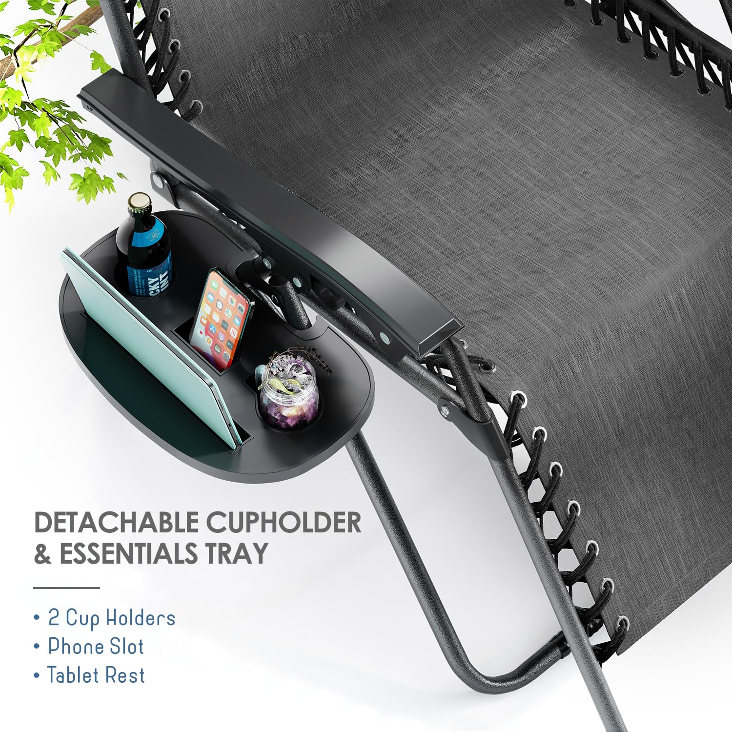 Nestl adjustable padded headrest close-up for personalized neck support