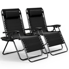 Nestl front view of two chairs showing comfort and portability