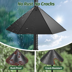 NestShld hook arms with hanging feeder illustrating multiple accessory support