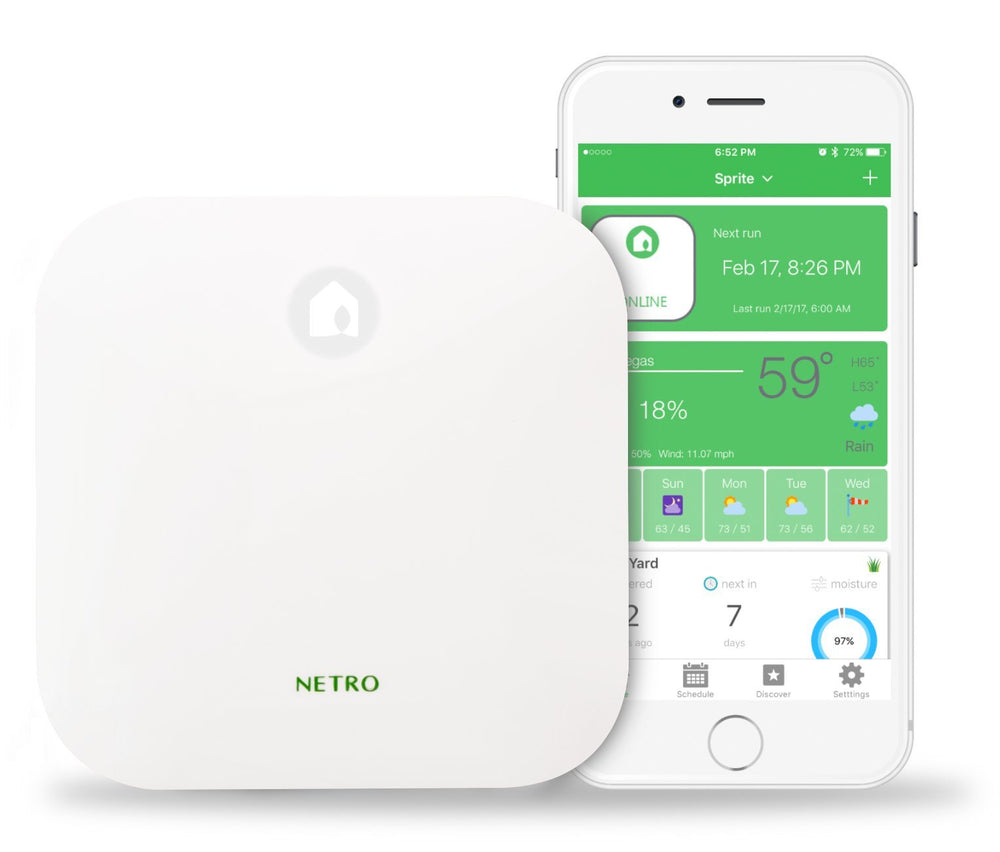 Netro front panel showing clean design and easy controls for fast setup