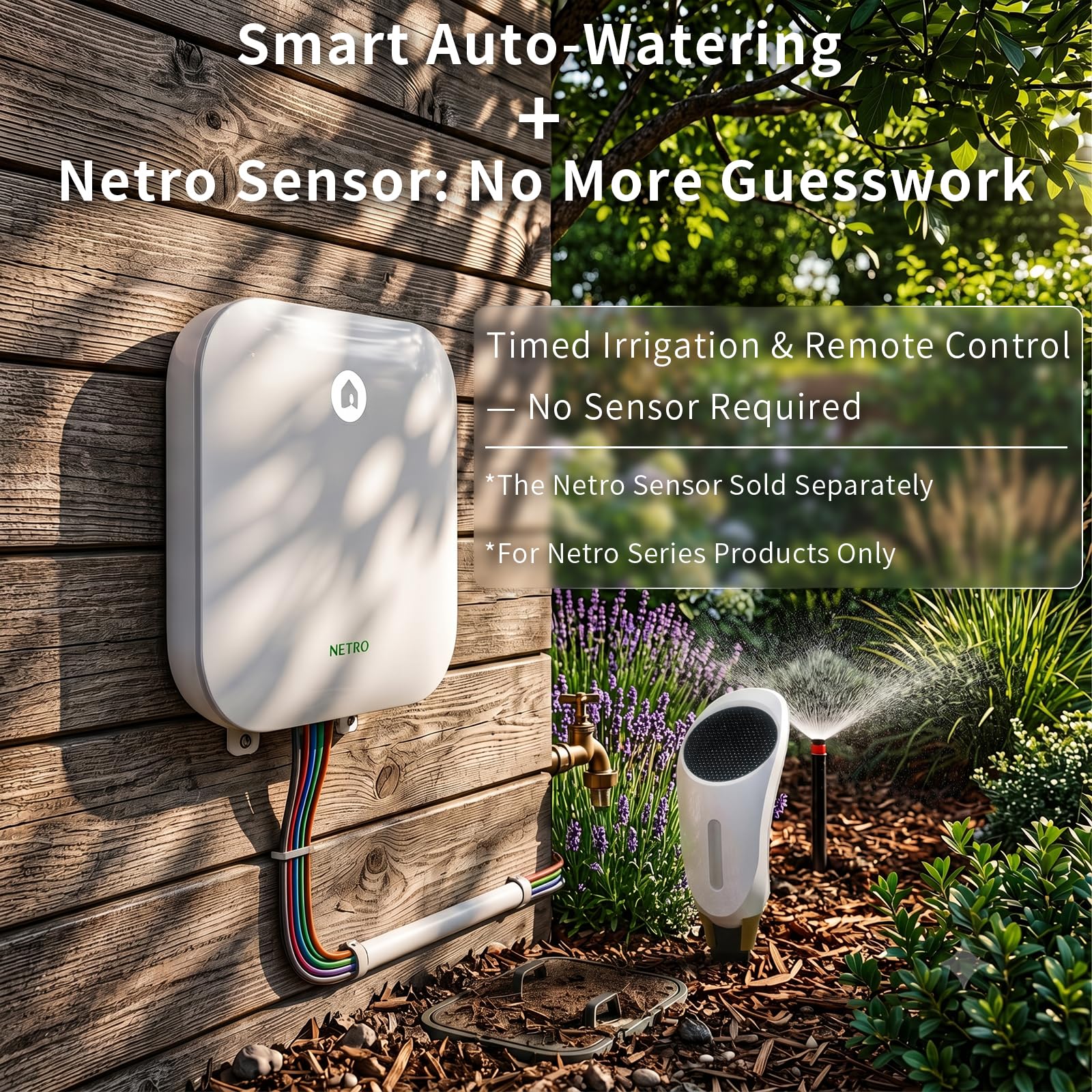 Netro controller mounted indoors demonstrating compact installation benefit