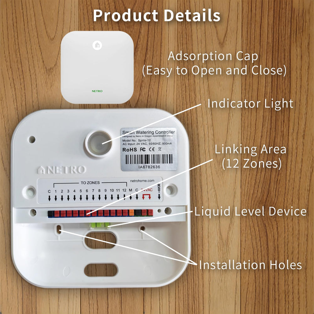 Netro mounted on indoor wall demonstrating tidy installation and secured fit