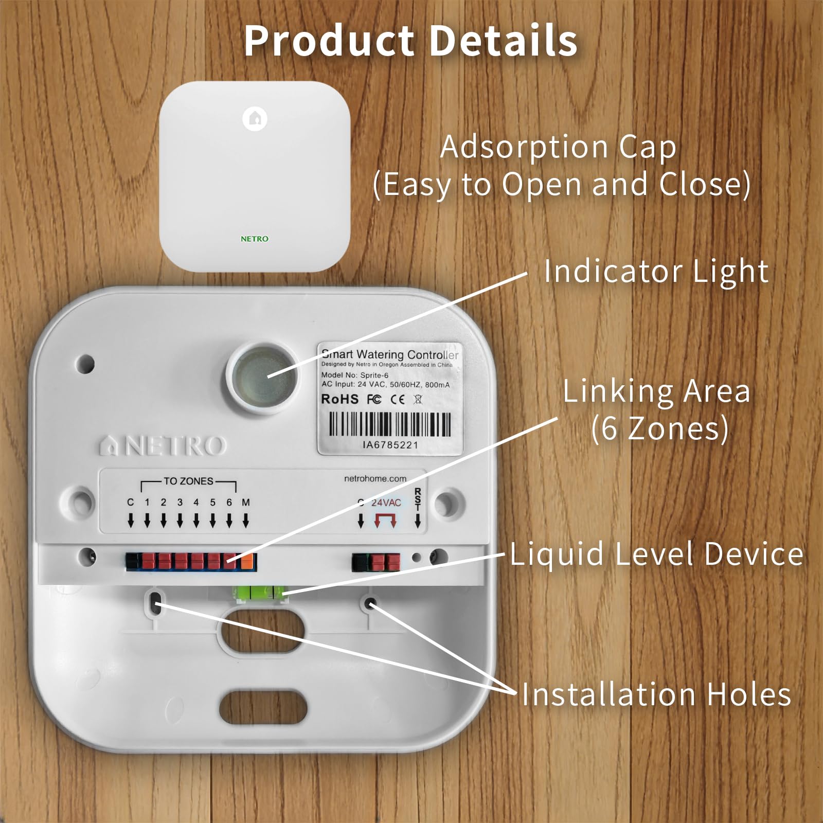 Netro app plant library screenshot offering tailored watering recommendations