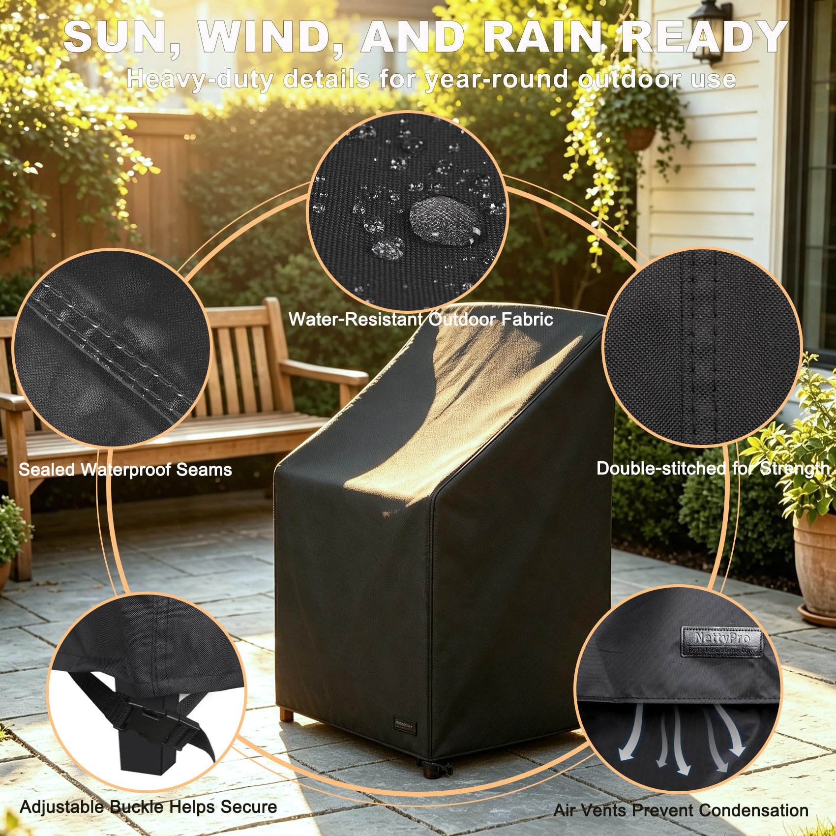 NettyPro rear vent detail improving airflow and reducing condensation
