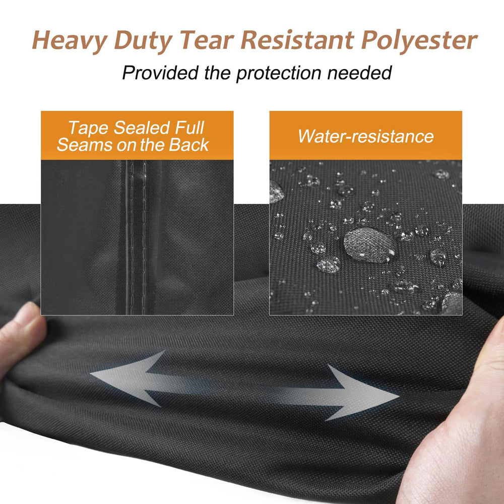 NettyPro close-up of solution-dyed polyester fabric showing texture and durable PU coating