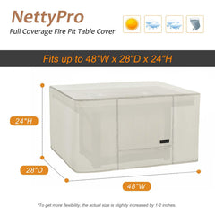 NettyPro close-up of 600D fabric texture, durable tear resistance