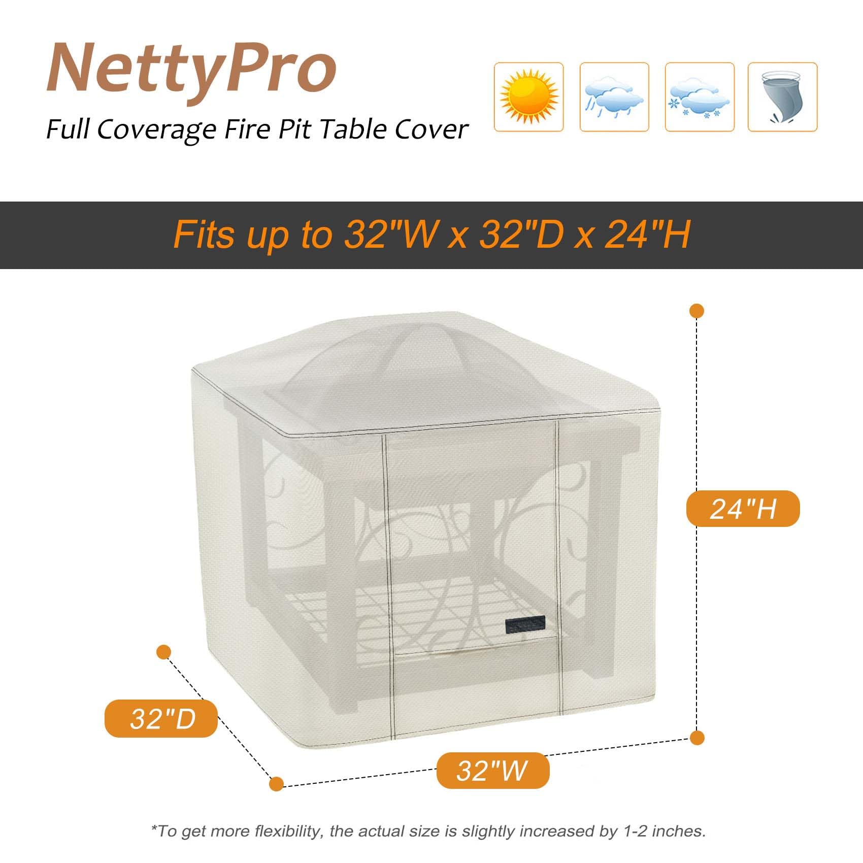 NettyPro close-up of 600D polyester texture benefit: durable water-resistant fabric