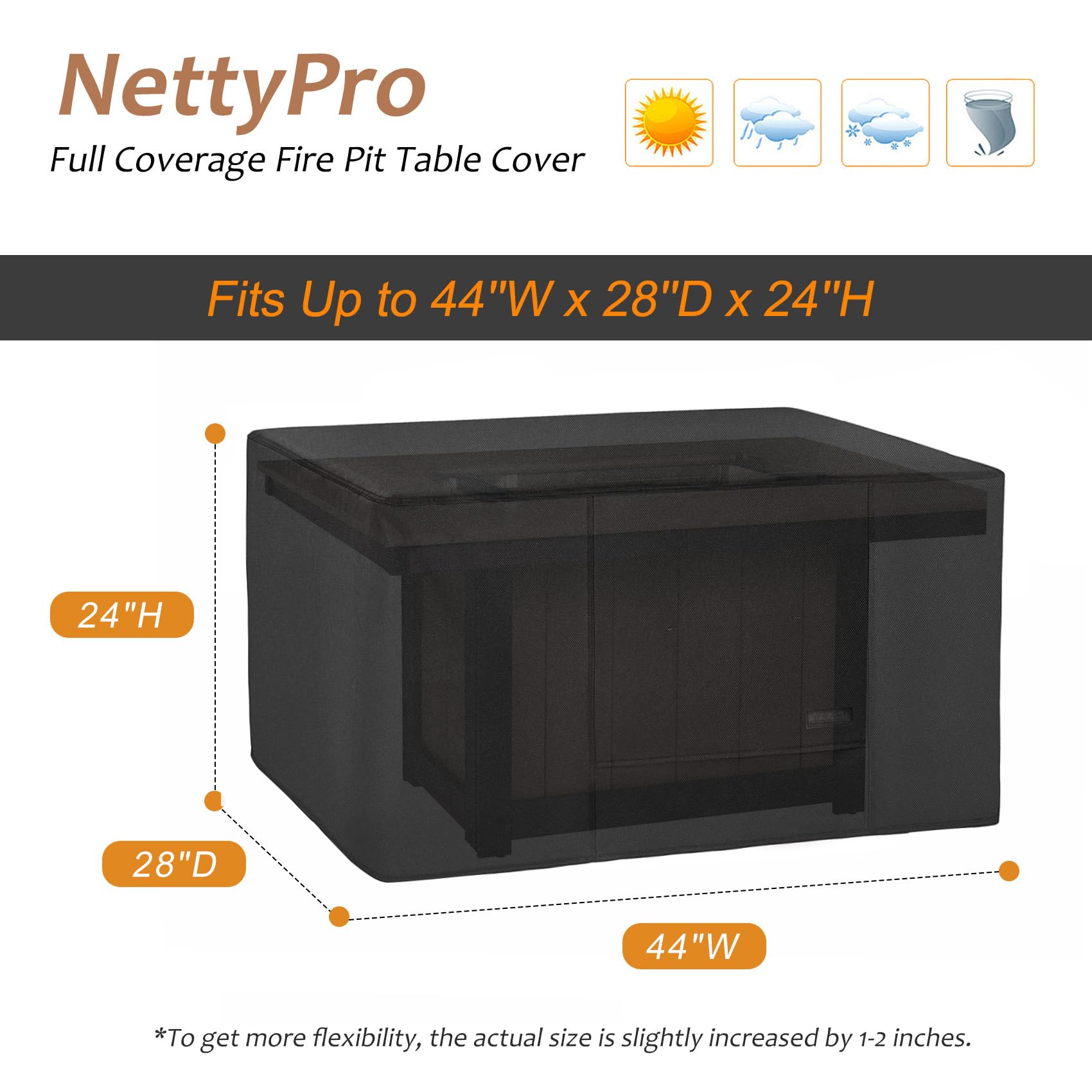 NettyPro close-up of 600D fabric texture showing strength and water resistance