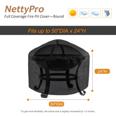 NettyPro close-up of 600D PU-coated fabric texture for durability