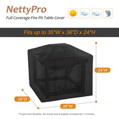 NettyPro close-up of woven 600D fabric highlighting UV resistance