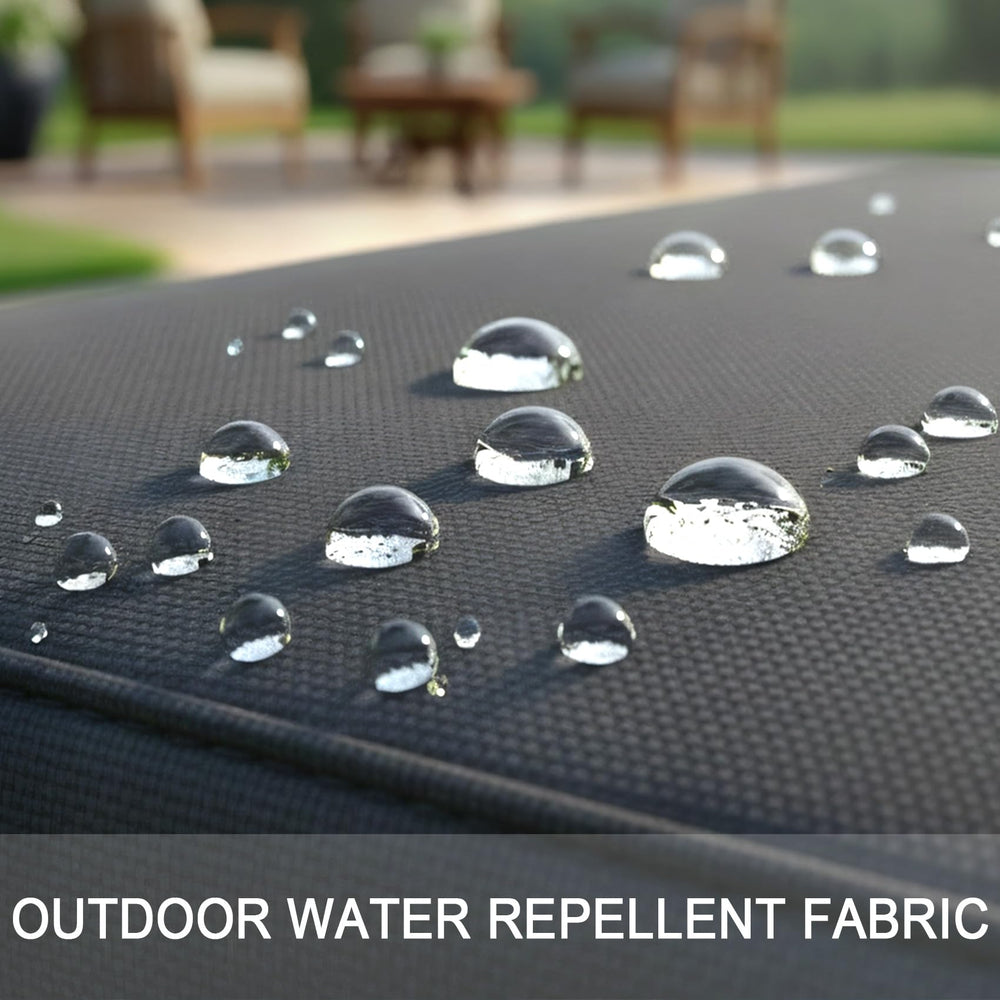 NettyPro close-up of polyester fabric texture, durable sun-resistant finish