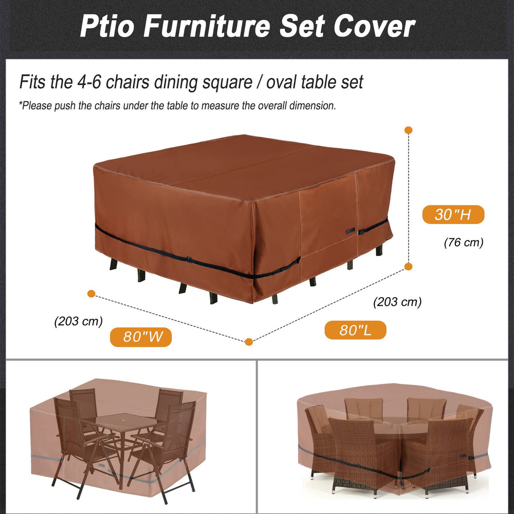 NettyPro covered table in backyard lifestyle illustrating all-weather use