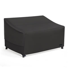 NettyPro front view of loveseat cover showing full protection and clean fit