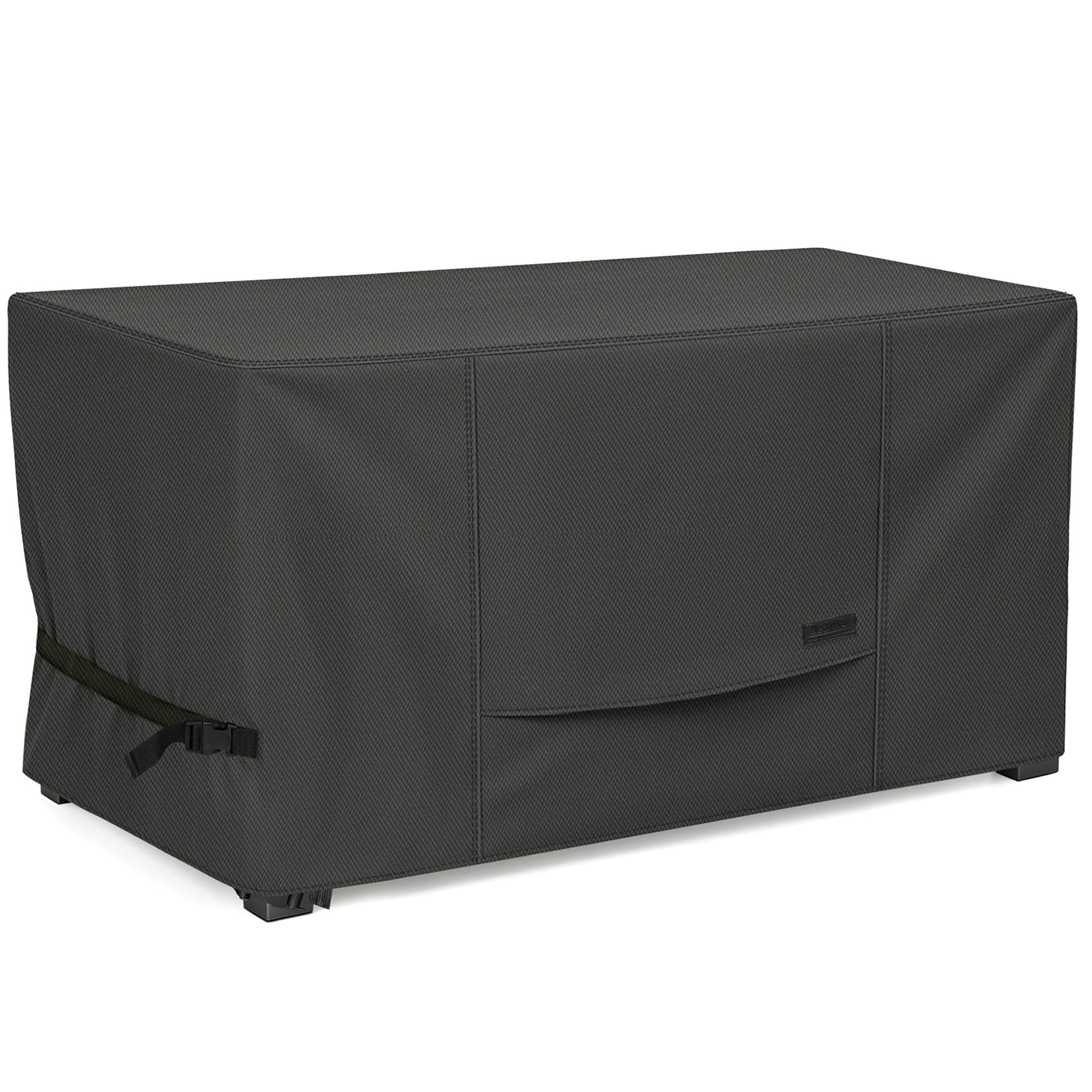 NettyPro front view showing full cover protecting deck box for weather resistance