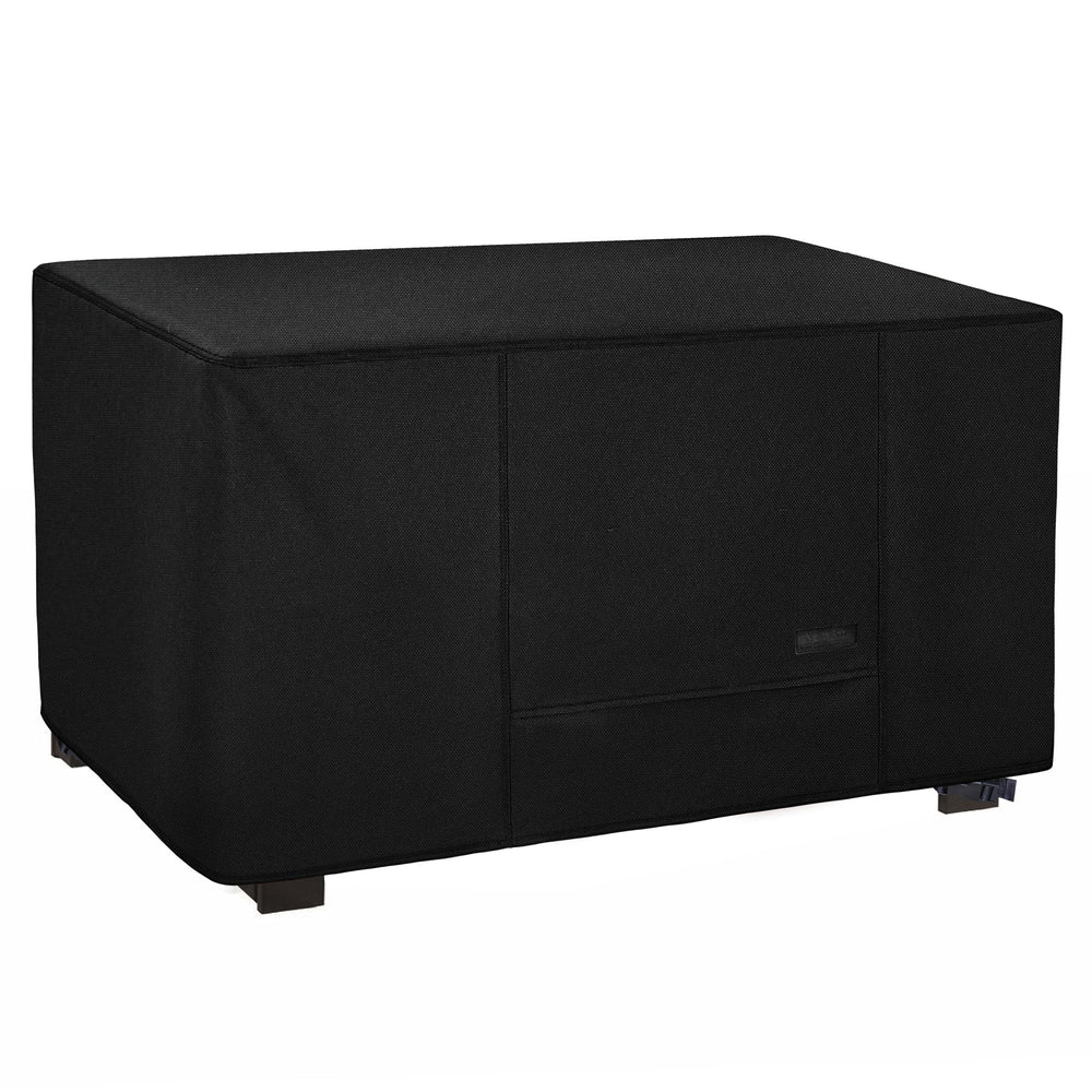 NettyPro front view of rectangular cover protecting table from weather