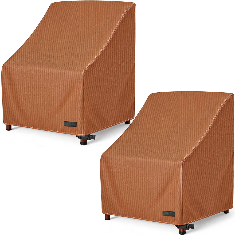 NettyPro front view of two covers protecting chairs with full coverage benefit