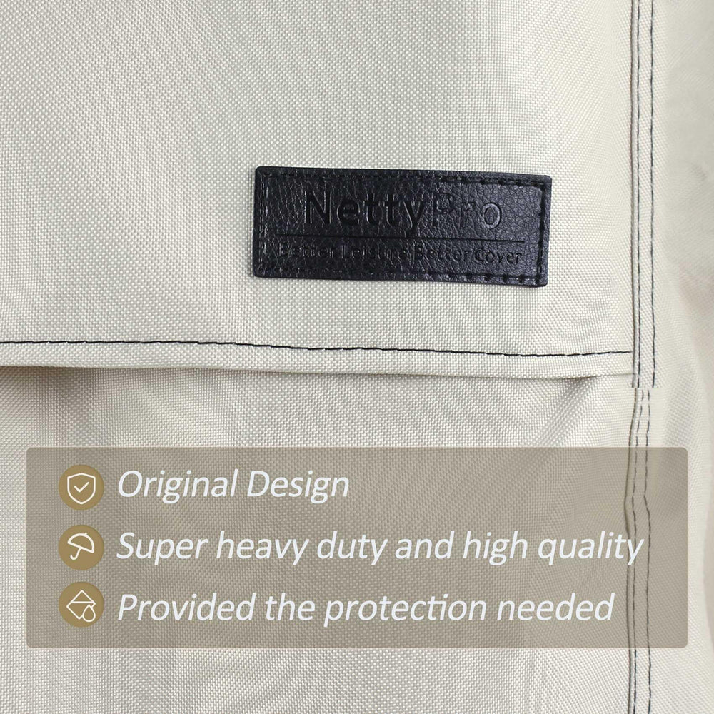 NettyPro covered fire pit with ruler showing size fit and scale