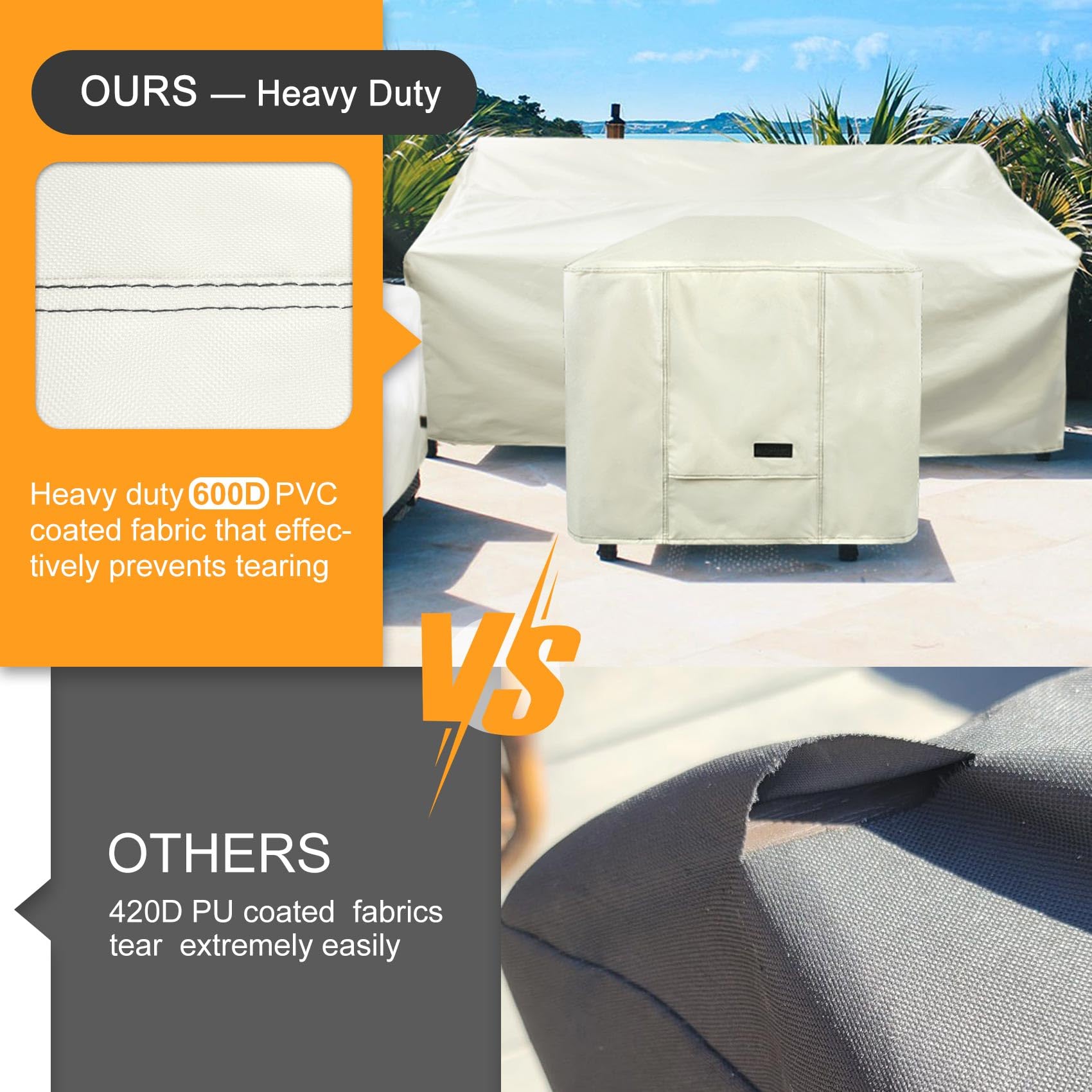 NettyPro seam tape and double stitching detail benefit: reinforced waterproof seams