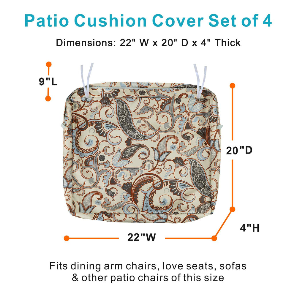 NettyPro side ties secured to chair keeping cushions stable in wind