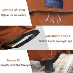 NettyPro side vent detail showing airflow to reduce trapped moisture