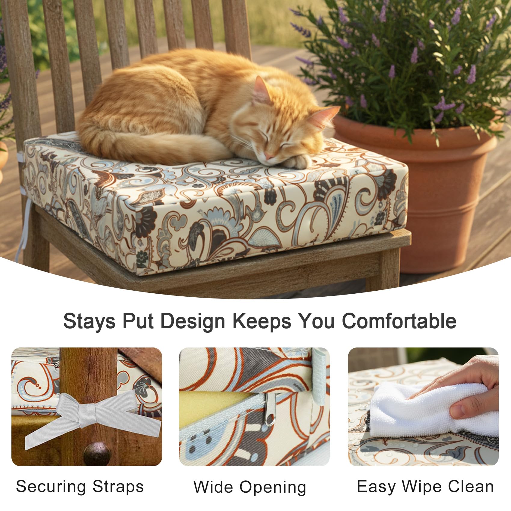 NettyPro ruler next to cover illustrating 22x20x4 inch fit for accurate sizing