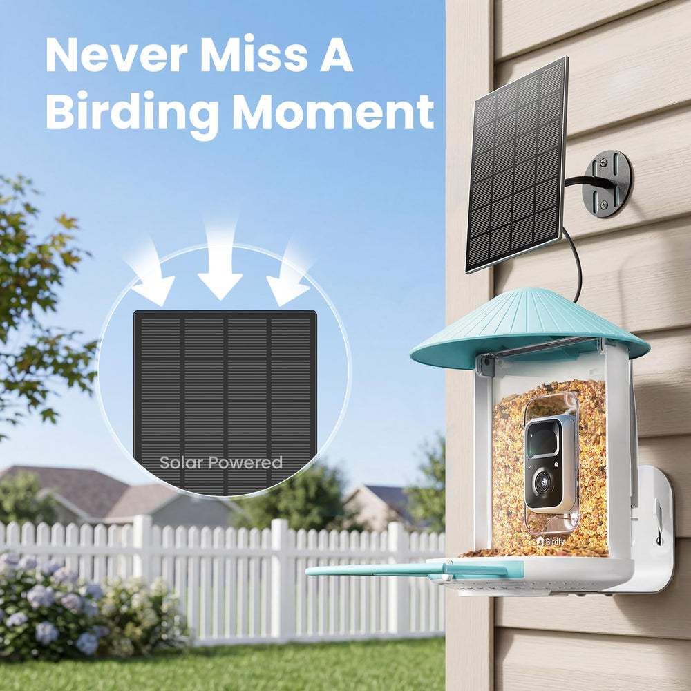 NETVUE by Birdfy open feeder showing easy cleaning access for durable upkeep