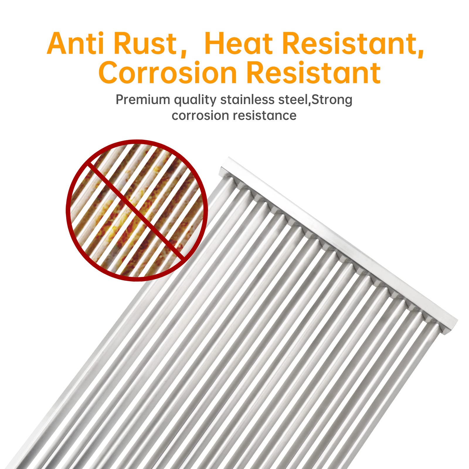 NEURARC grate edge with mounting tab showing precise fit and secure installation