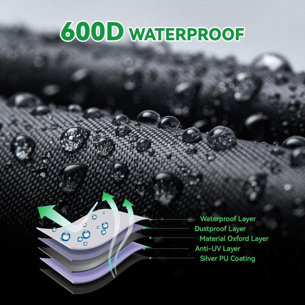 NEVERLAND top view with water beading to show waterproof performance