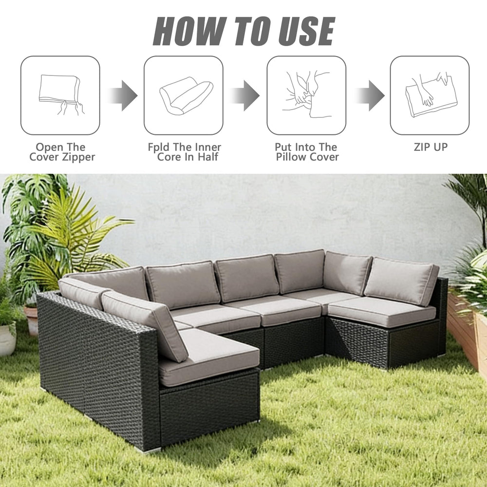 Nevsokio full patio scene showing covers enhancing outdoor living space