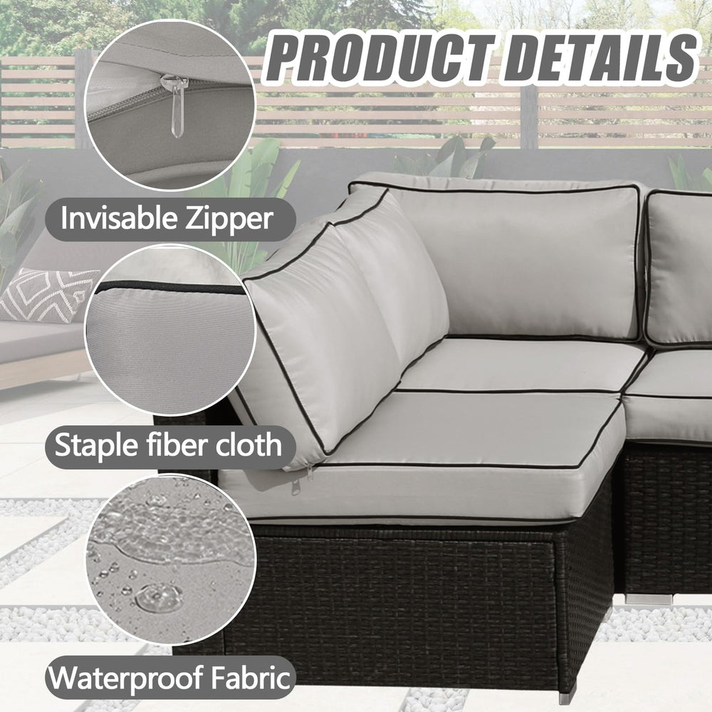 Nevsokio underside silicone dots preventing cushion slip on outdoor seats