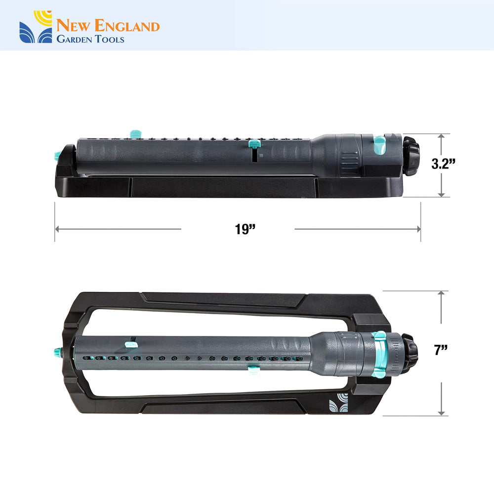 New England Garden Tools size comparison with hand showing compact scale