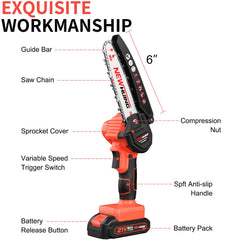 New Huing close-up of chain and bar highlighting wear-resistant guide chain benefit