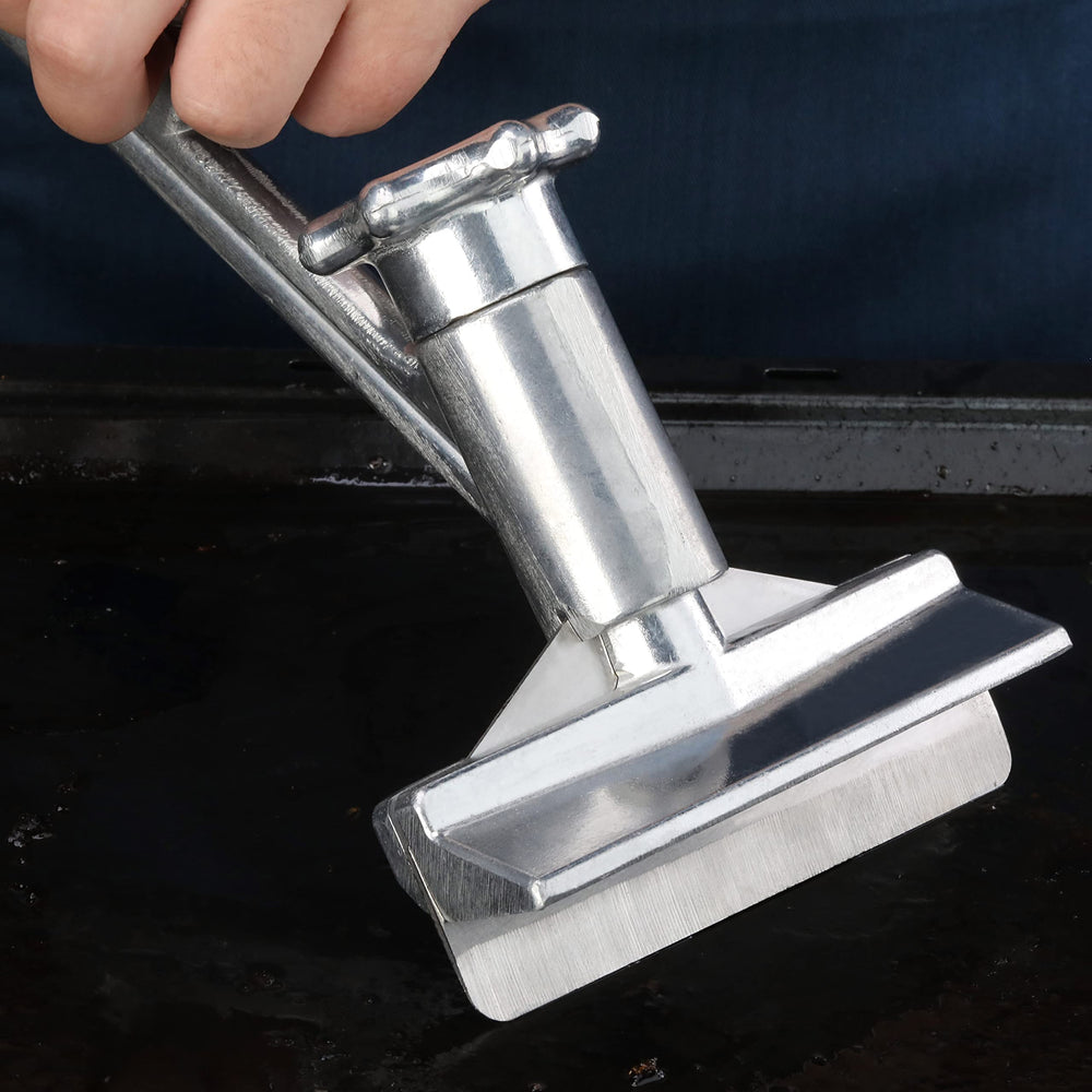New Star Foodservice scraper alongside common kitchen tools to show length and scale